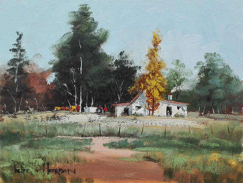 Yellow tree (300mm x 400mm)