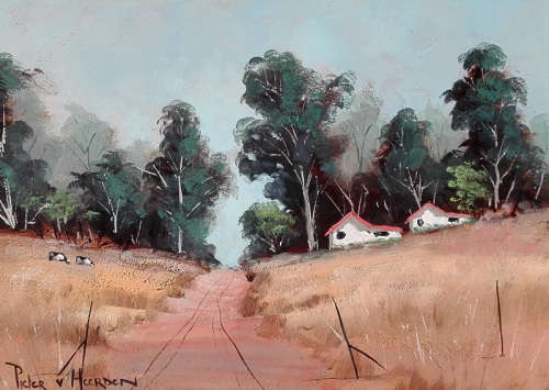 Werkers huise (300mm x 400mm)