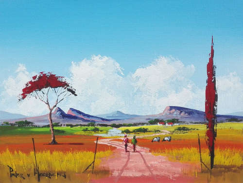 Two farmworkers (300mm x 400mm)