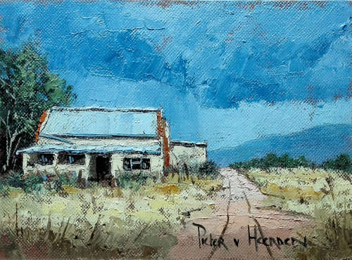 Abanded old farmhouse (155mm x 220mm)