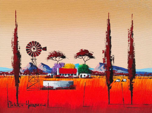 The windmill (300mm x 400mm)