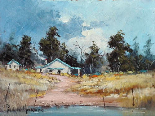 The waterhole (300mm x 400mm)