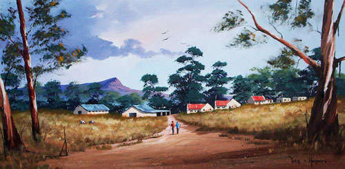 Plaas: Driefontein ( Painting - 600mm x 1200mm)