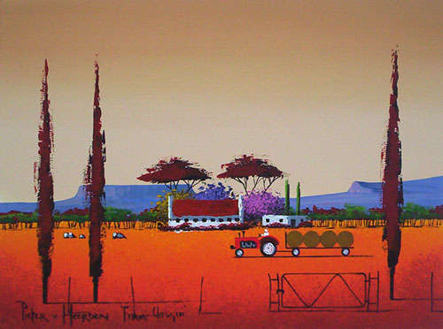 Farm: Uitsig 2 (300mm x 400mm)