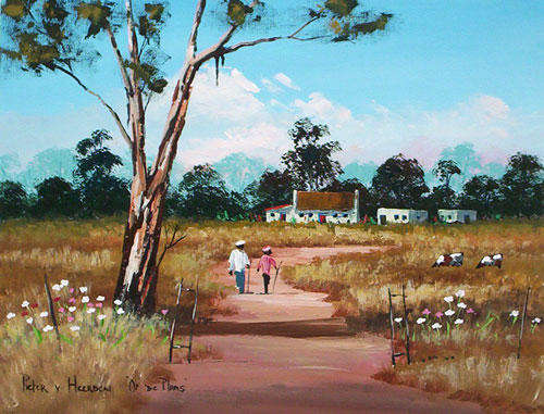 Op die plaas (600mm x 460mm)