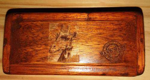 Kiaat pocket knife box