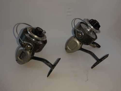 Set of 2 antique fishing reels