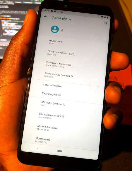 Xiaomi Mi A2 (64gb, black version, dual sim)