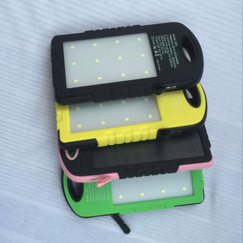 8000mAh Portable Waterproof Solar Charger Dual USB External Battery Power Bank With led lights!!