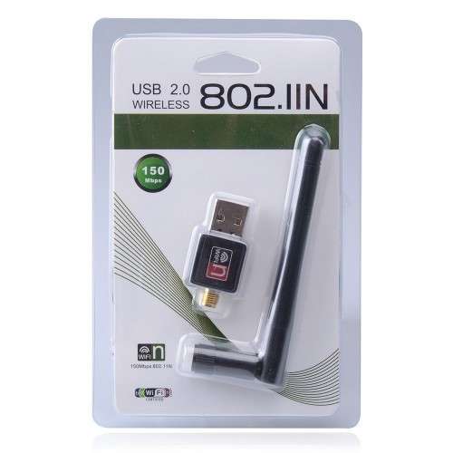 150Mbps Wireless USB Adapter with 2DBI wifi Antenna