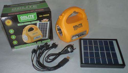 SOLAR LIGHTING KIT WITH RECHARGABLE FM RADIO