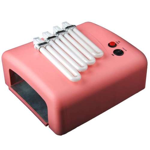 36watt gel curling UV lamp In pink colour