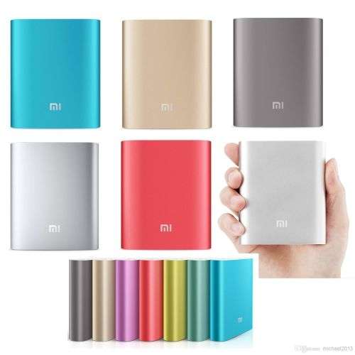 MI 10400mah stylish powerbanks colours vary//bulk from 6pcs