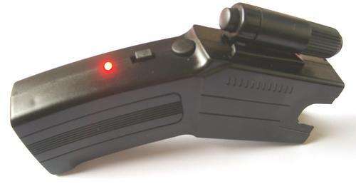 Tazer gun with laser shoots 5-6m distance