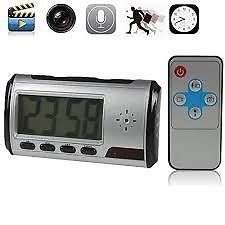 Multi Function Remote Controlled Alarm Spy Camera Clock