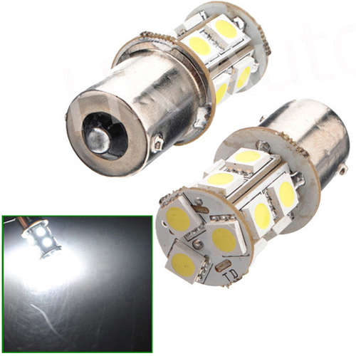 Pair SMD 5050 13 LED car bulbs