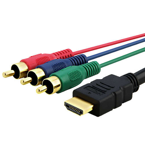 High quality 1.5m HDMI to 3 RCA Cable