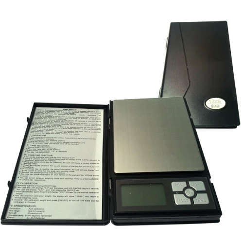 Digital Scales - 500g x 0.01g Notebook Series Digital Scale with 5 Digits LCD Display(Black)