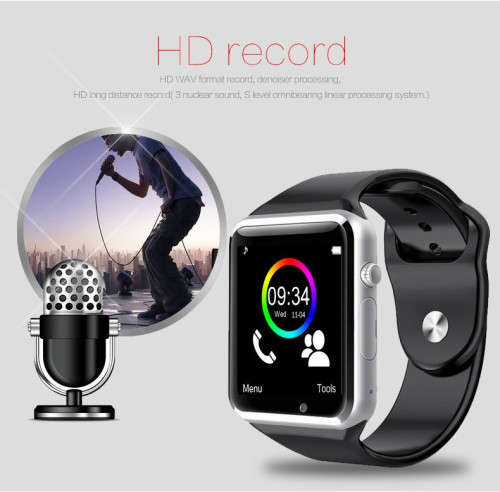 Hot Smart Watch A1 Clock Sync Notifier Support SIM TF Card Connectivity Apple iphone Android Phones