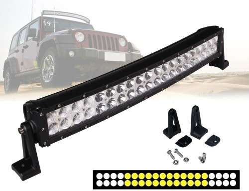 22 inch 120W LED Bar Curved Truck 4x4 SUV 4WD Car ATV Combo worklights