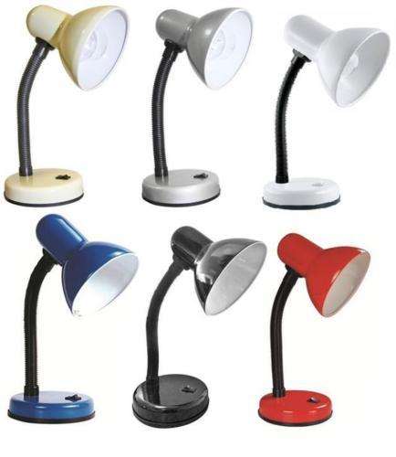Desk Lamp Flexible Reading Light Decorative Table Lamp Office Study Bedsides different colours