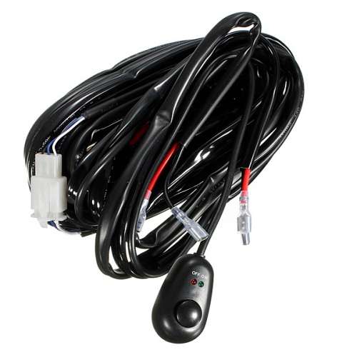 12V 40A Work LED HID Fog Driving Light Bar Wiring Harness Switch Relay