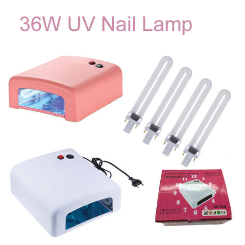 Professional High quality 36W UV Lamp Gel Nail Dryer/ Led Nail Lamp With x4 LED 9w globes