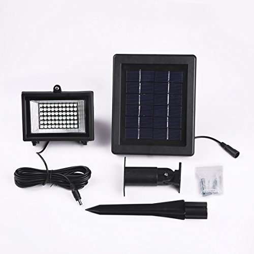 Solar Power Floodlight 54LED Auto ON/OFF Outdoor Waterproof light/bulk from 6