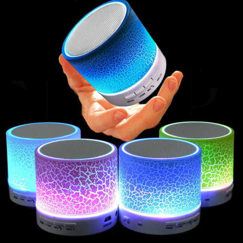LED Portable Mini Bluetooth Speakers Wireless Hands Free Speaker With TF USB FM Mic Blutooth Music
