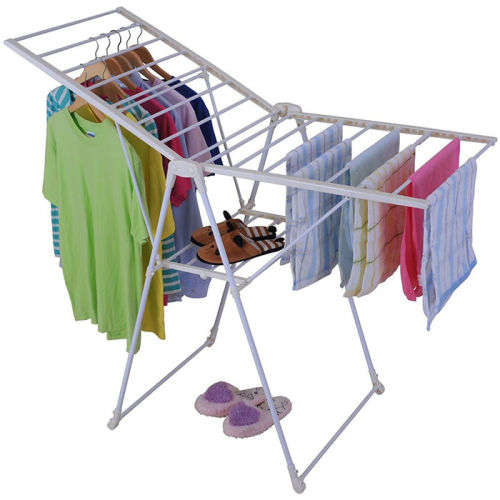 Foldable laundry rack clothes drying hanger