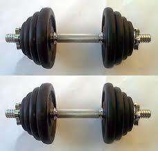 Brand new 40kg set Dumbbells adjustable weights