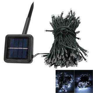 100LED Solar string christmas lights-cool white