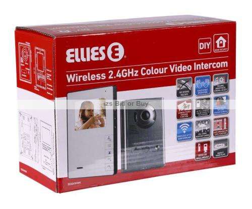 Ellies Wireless 2.4Ghz Colour Video Intercom ***WOW***