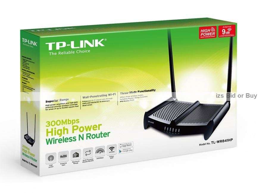 TP-Link 300Mbps High Power Wireless N Router ***High Power 9dBi Antenna***
