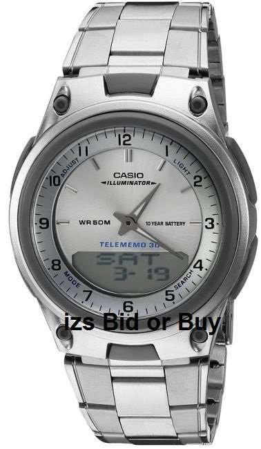 Casio Men's Sports Chronograph Alarm Databank Watch *** WOW ***