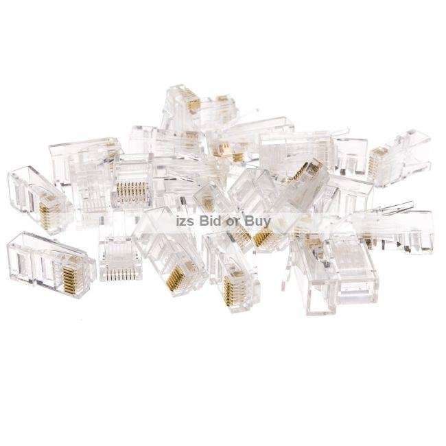 Linkbasic RJ45 Cat6 Crimp Connector With Linear Bar
