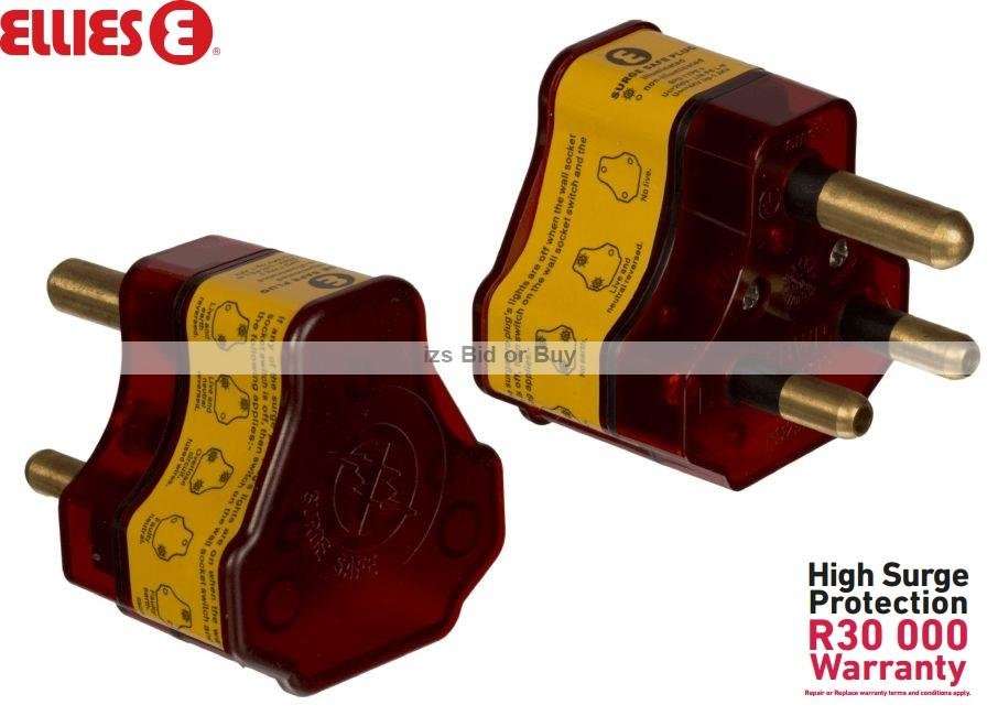 Ellies Surge Safe Plug R30 000 Warranty ***NO RESERVE***