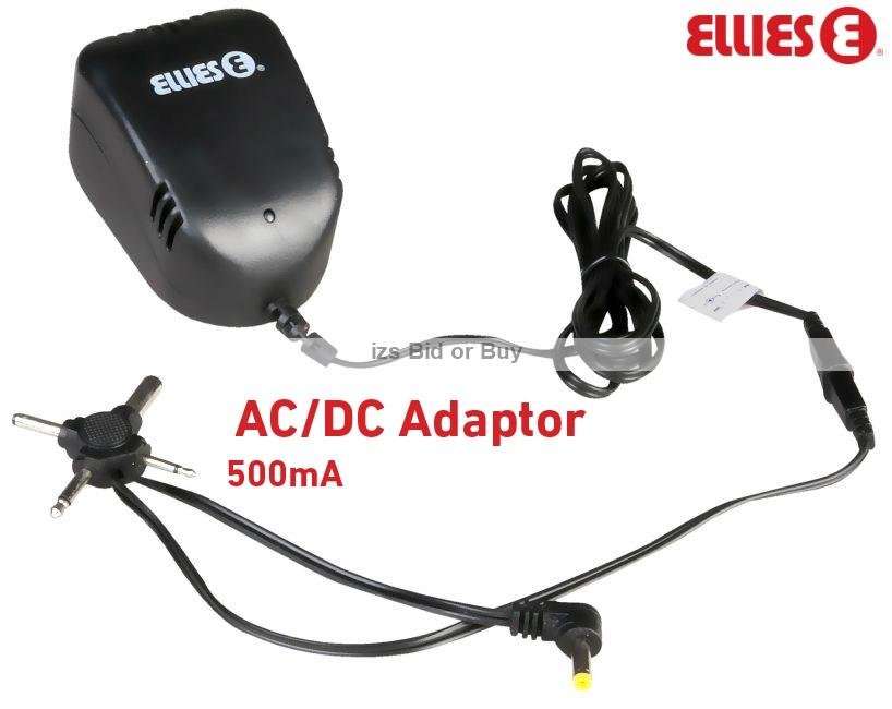 Ellies AC/DC Adaptor 500mA