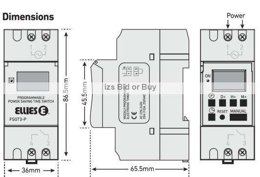 Ellies Programmable Timer Switch ***NO RESERVE*** WOW