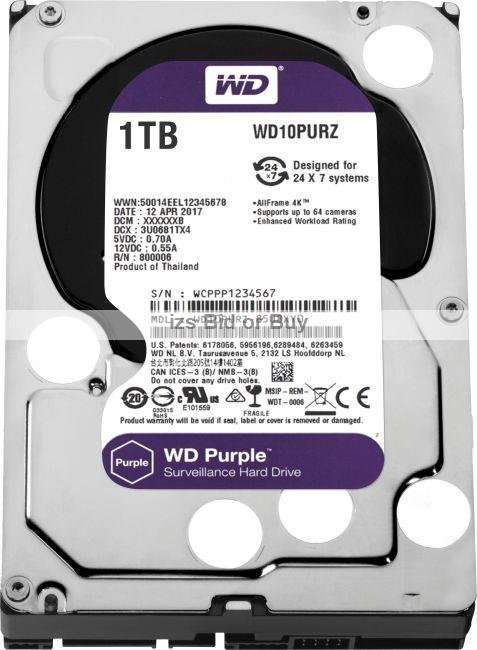 Western Digital Purple 1TB Surveillance 3.5" Hard Drive ***WOW***