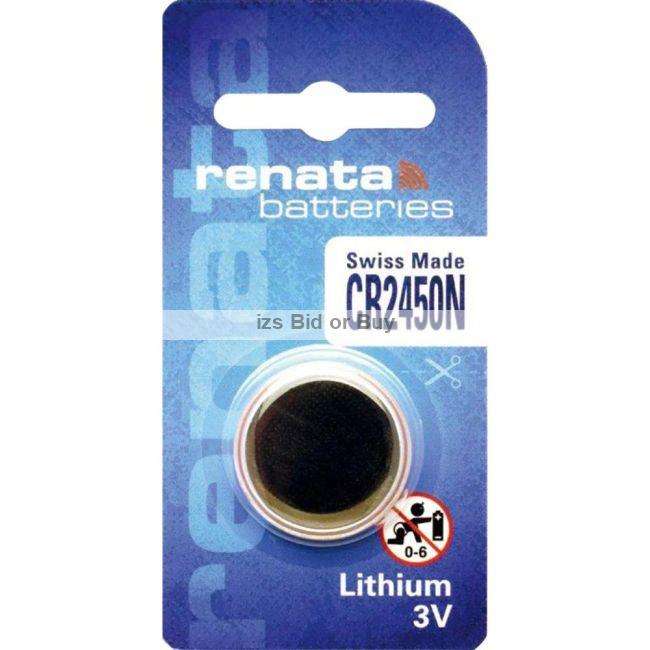 Renata CR2450N Lithium 3V Battery