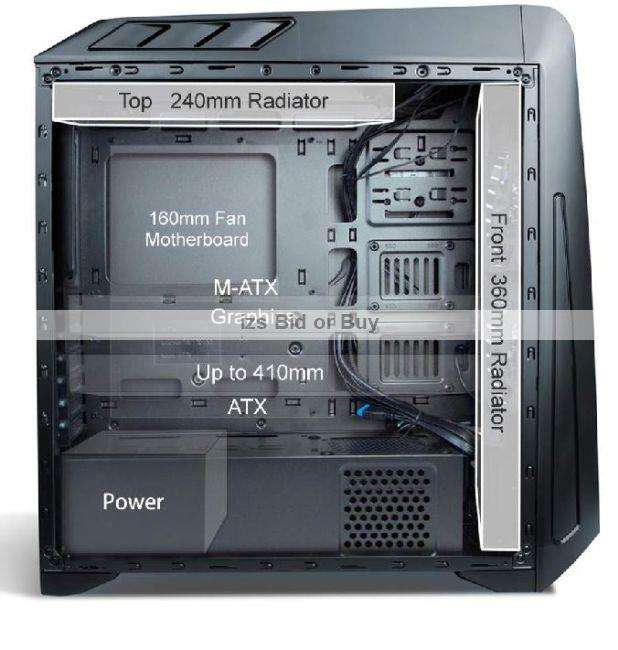 Antec GX1200 Full Tower Gaming Case With Magic Box Lighting Controller ***NO RESERVE***