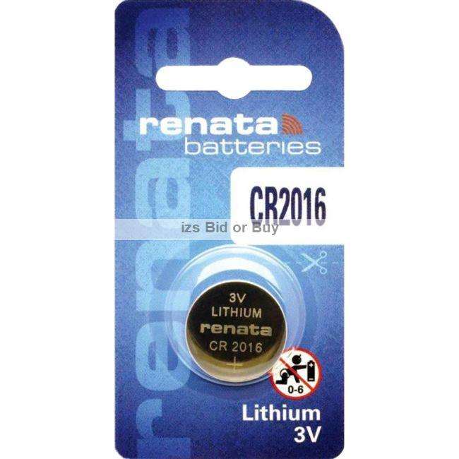 Renata CR2016 Lithium 3V Battery