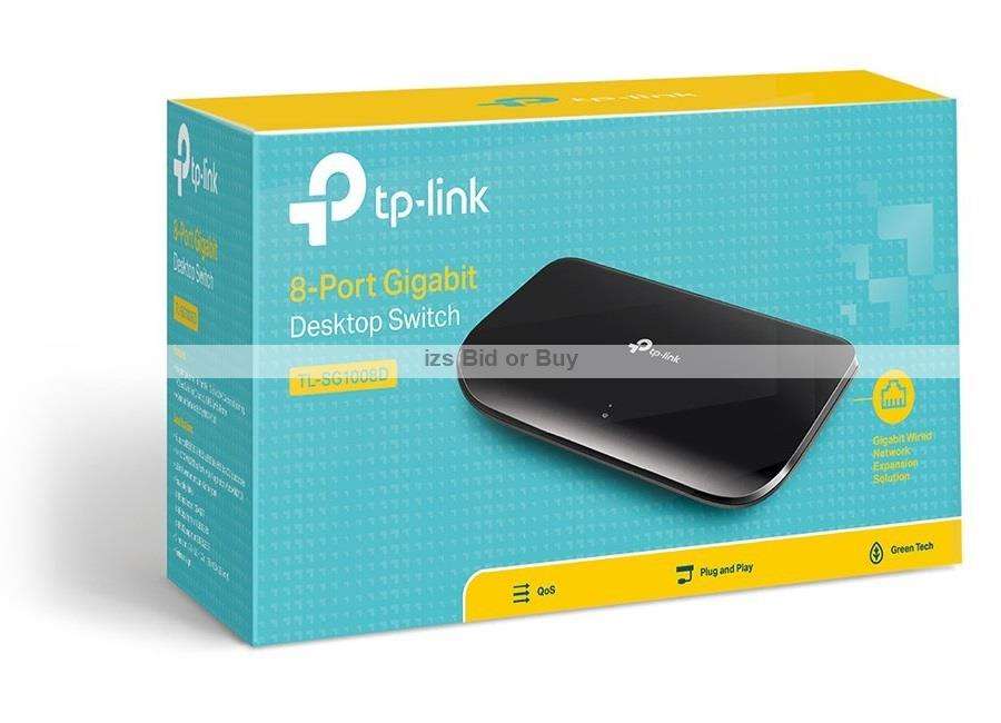 TP-Link 8 Port Gigabit Ethernet Switch  ***WOW***