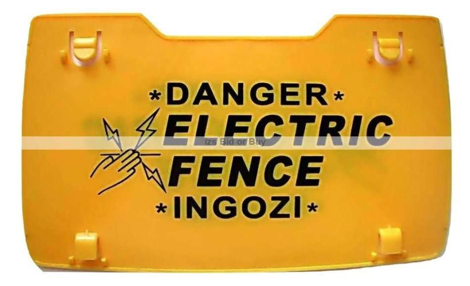 Electric Fence Warning Sign ***WOW***