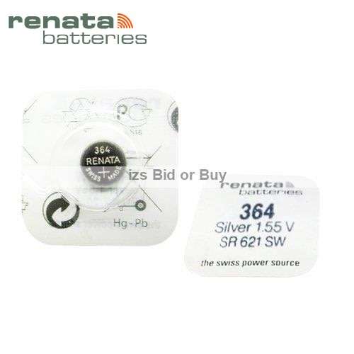 Renata 364 SR621SW Silver 1.55V