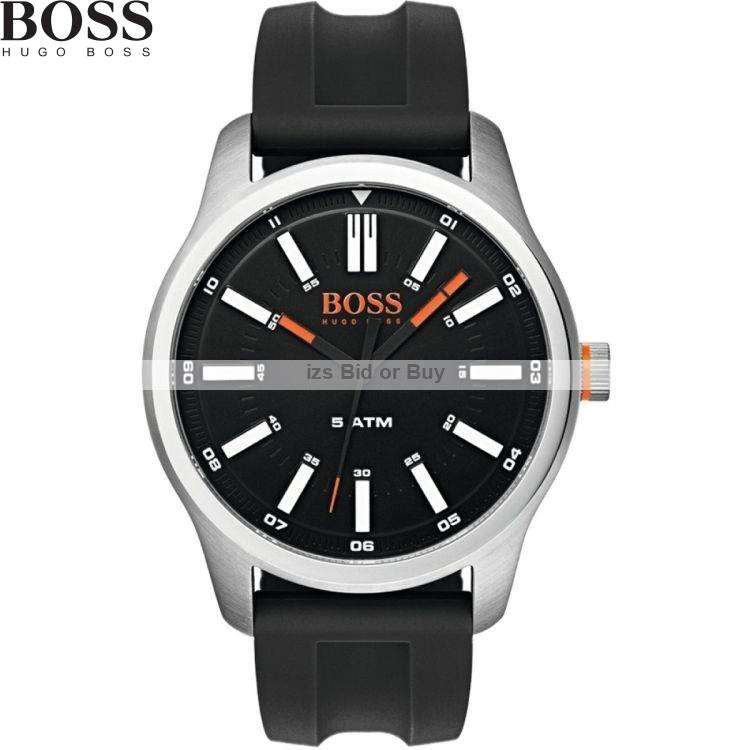 HUGO BOSS 'Dublin' Quartz Stainless Steel and Rubber Casual Watch *** WOW ***