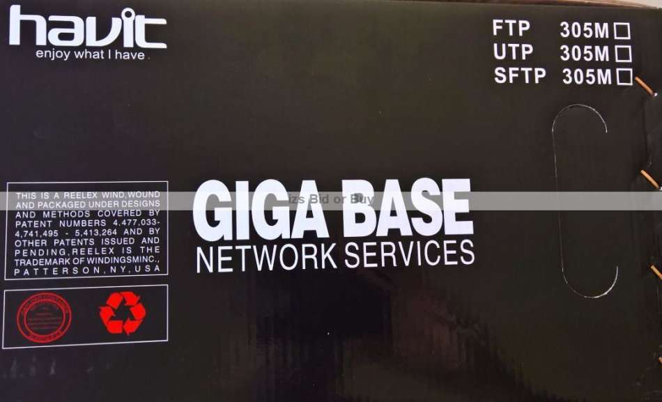 Cat5e UTP 305 Meter Roll Pull Box High Performance Network Cable ***WOW***