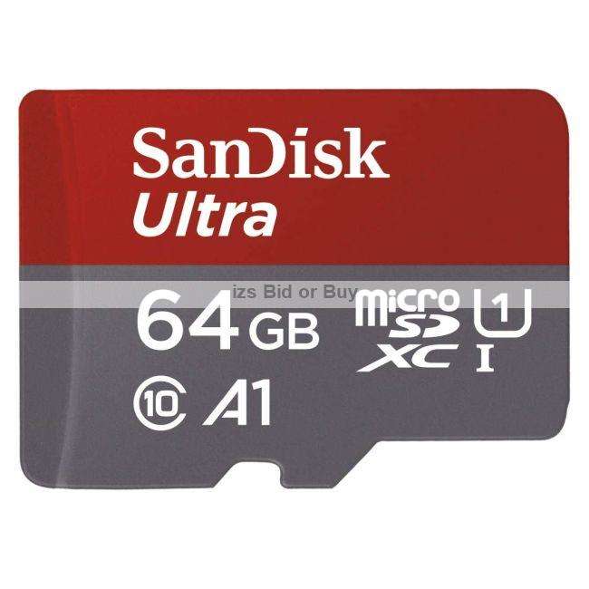 Sandisk Ultra 64GB microSDXHC UHS-I Card & Adapter ***UP TO 100MB/s 667x***