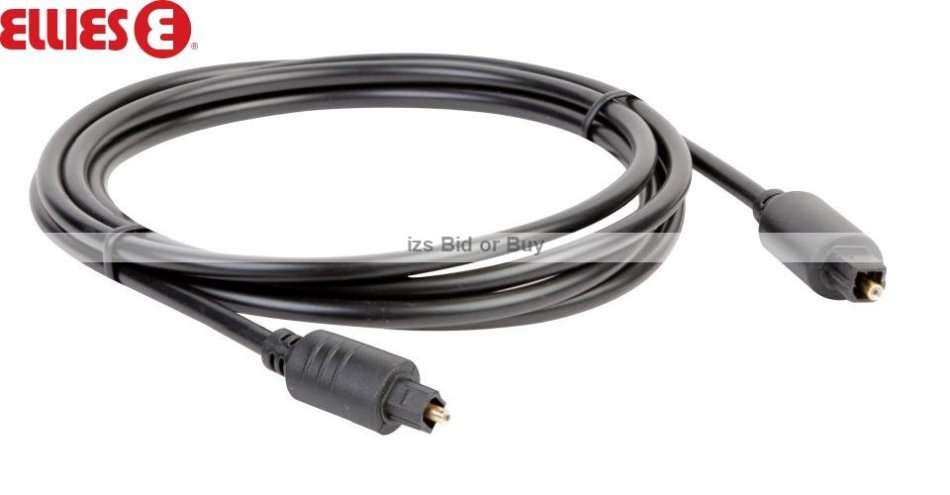 Ellies Toslink Optical Cable High Performance 3 Meter